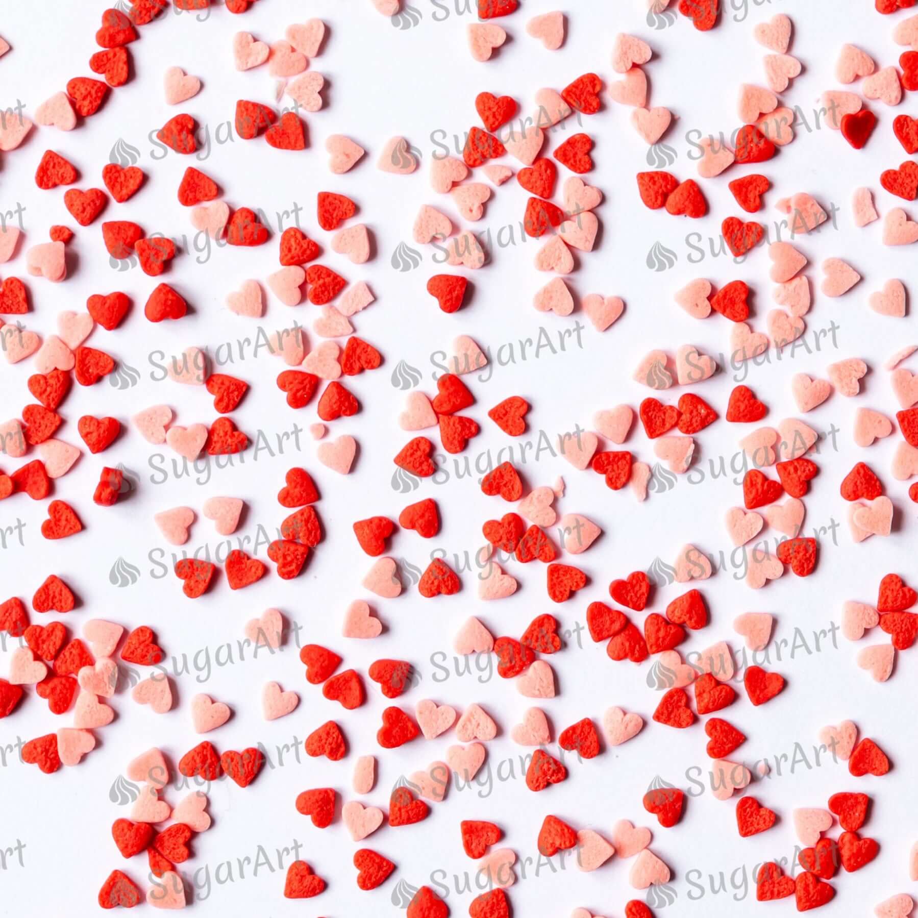 Sprinkles Sugar Red Hearts - HSA116.