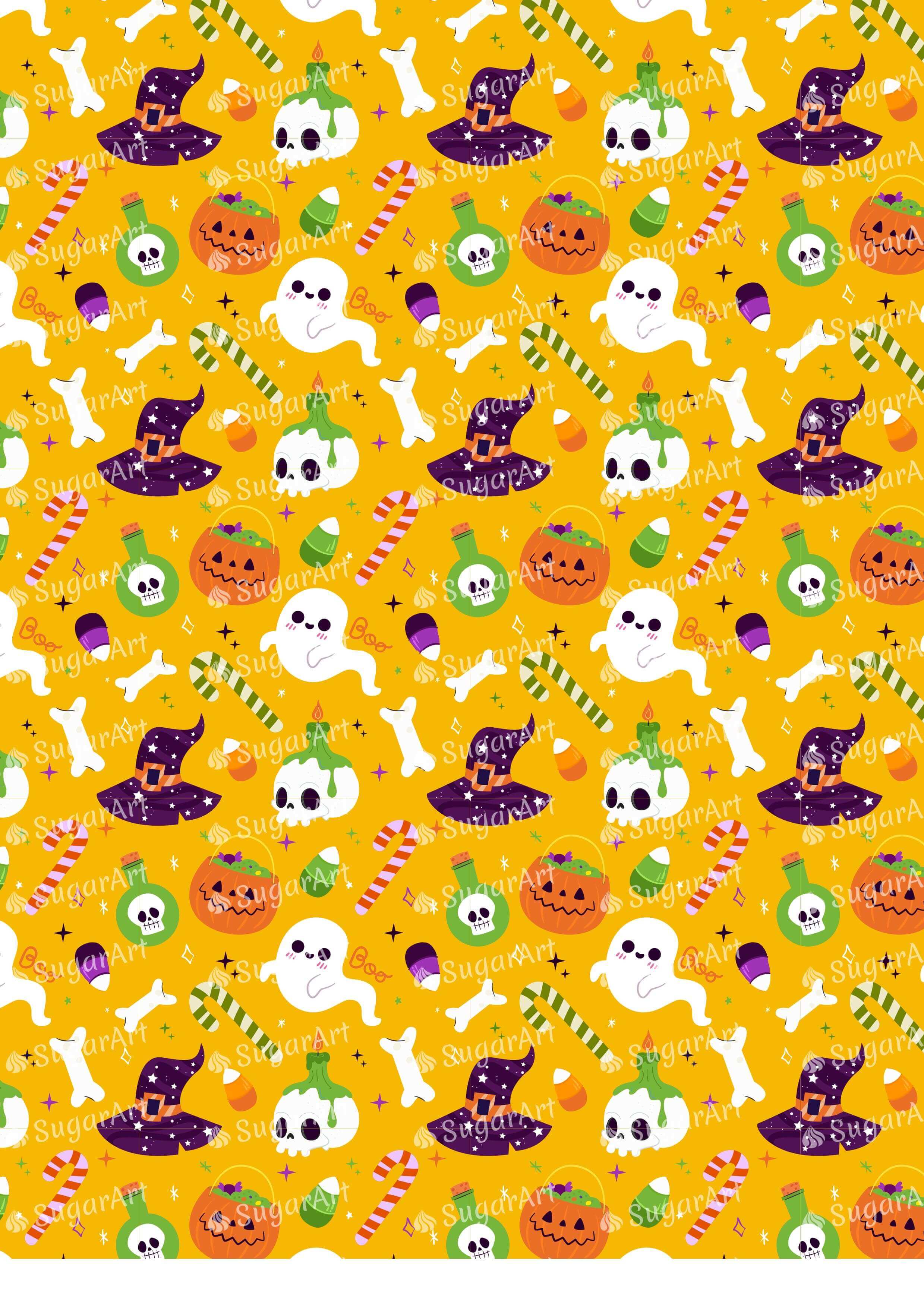 Cute Halloween Pattern - HSA123 full sheet