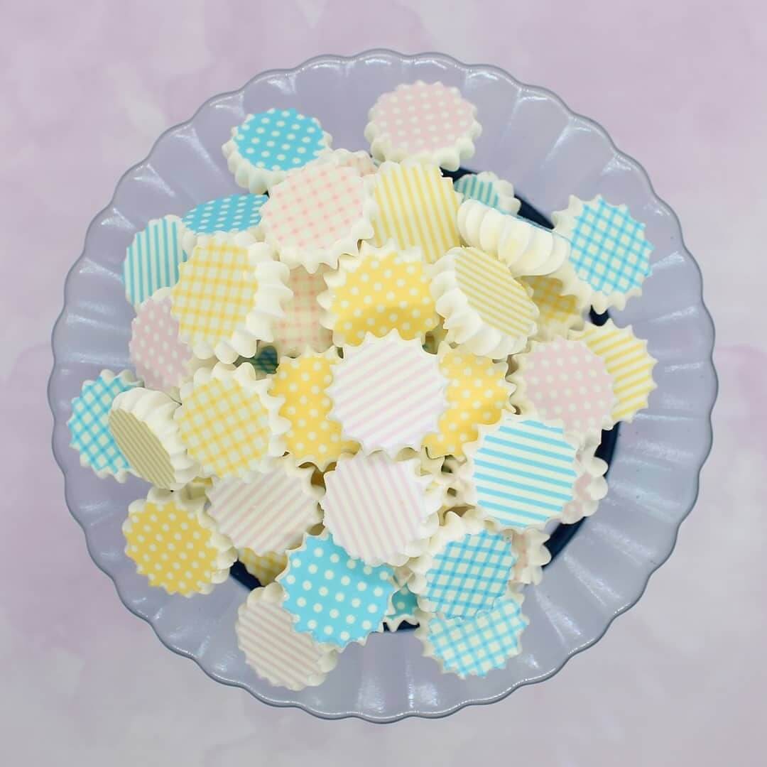 Pastel Cute Patterns - BSA007-Sugar Stamp sheets-Sugar Art