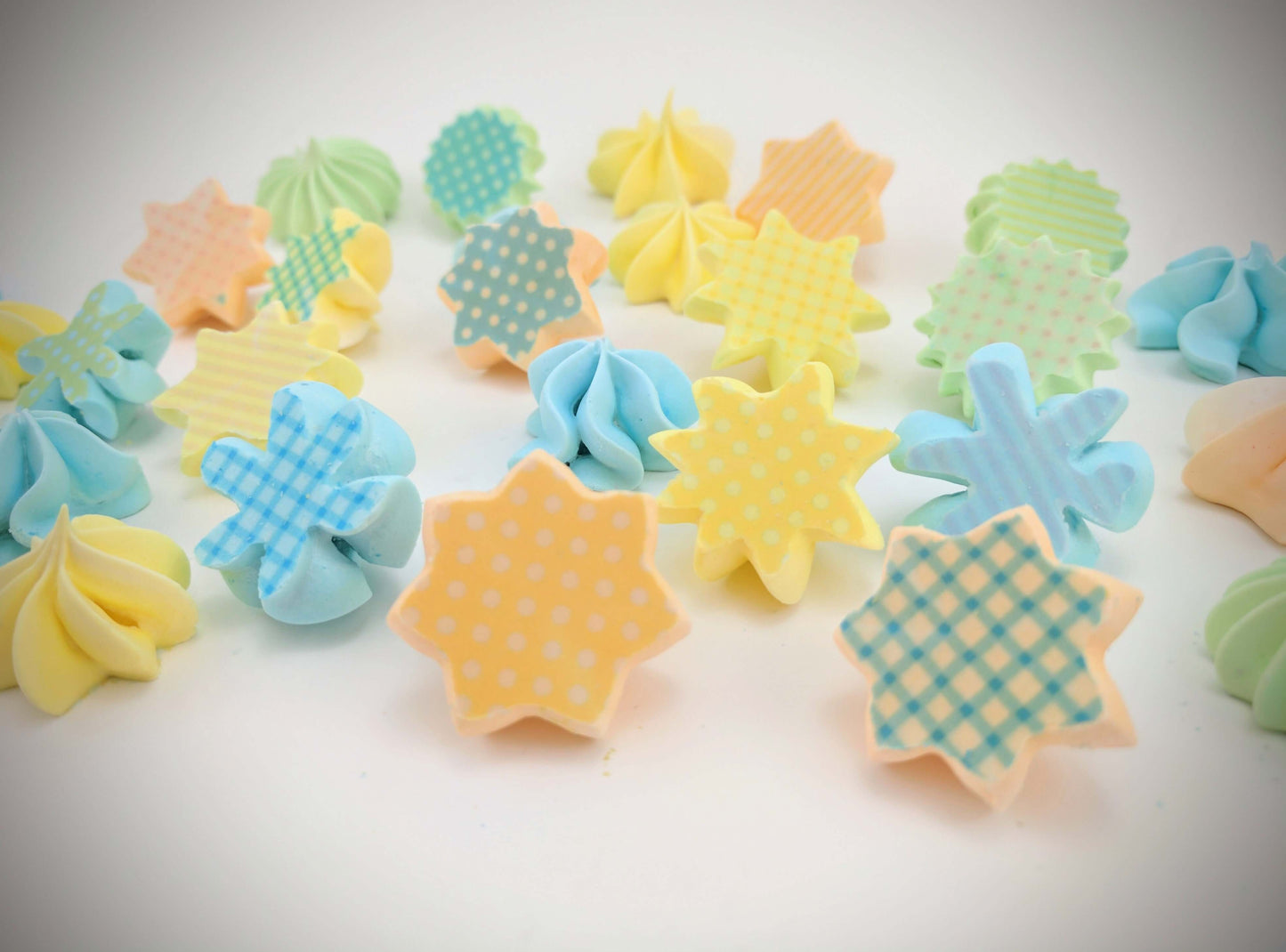 Pastel Cute Patterns - BSA007-Sugar Stamp sheets-Sugar Art