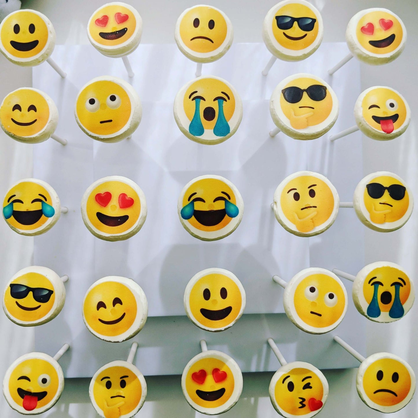 Emoji Collection - 1.5 inch - ESA079-Sugar Stamp sheets-Sugar Art
