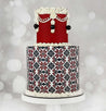 Folk Art Knitted Embroidery Pattern - Icing - ISA091.