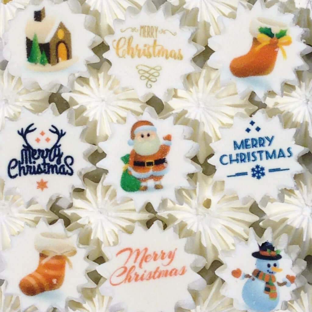 Merry Christmas - SA42-Sugar Stamp sheets-Sugar Art