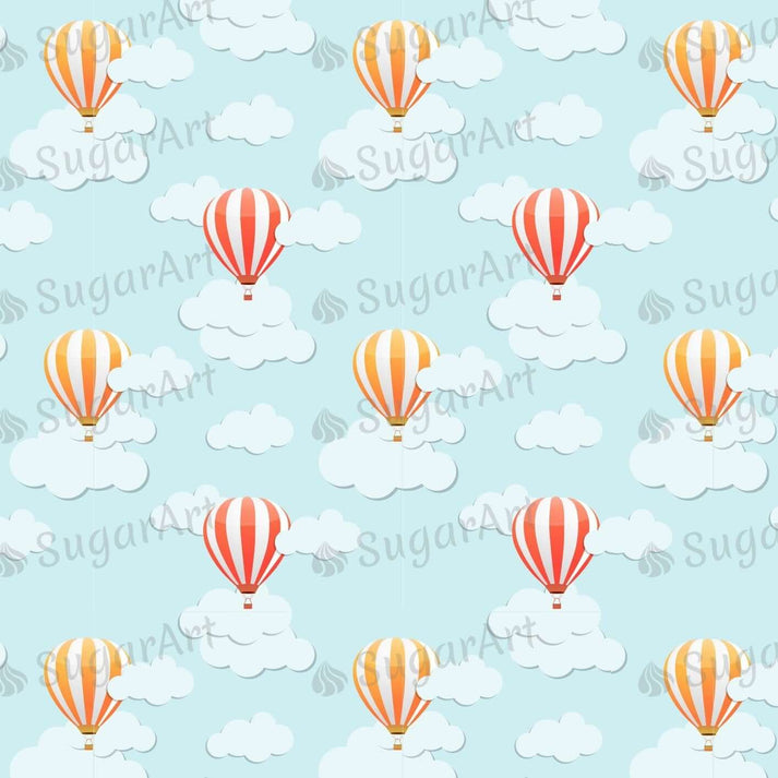 Hot Air Balloons Pattern - Icing - ISA066 – Sugar Art