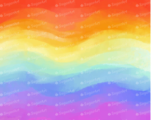 Rainbow Tie Dye Style Background - Icing - ISA070.