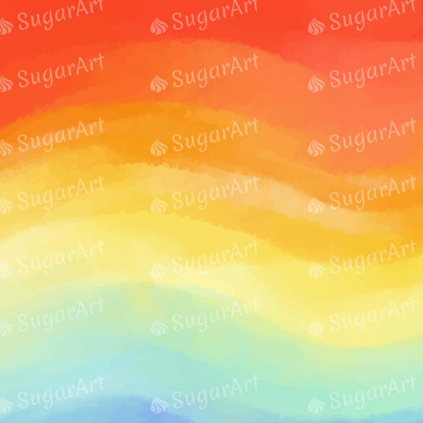 Rainbow Tie Dye Style Background - Icing - ISA070.