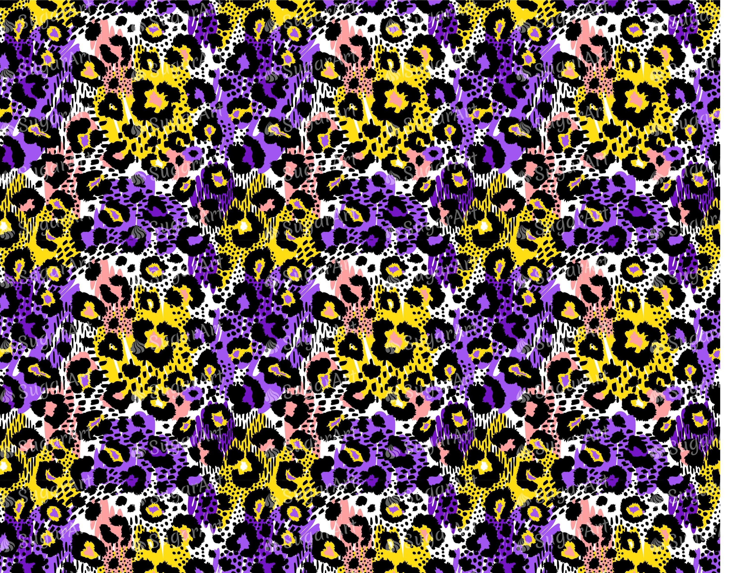 Abstract Bright Pattern with Animal Prints - Icing - ISA077.