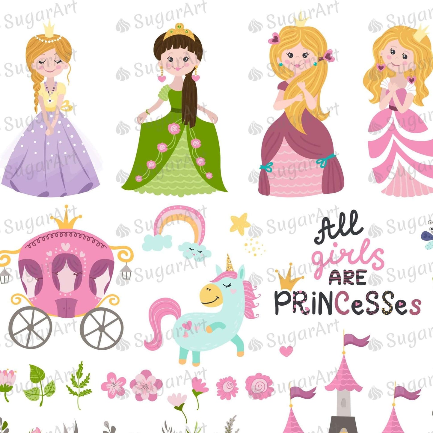 All Girls Are Princesses - Icing - ISA108.