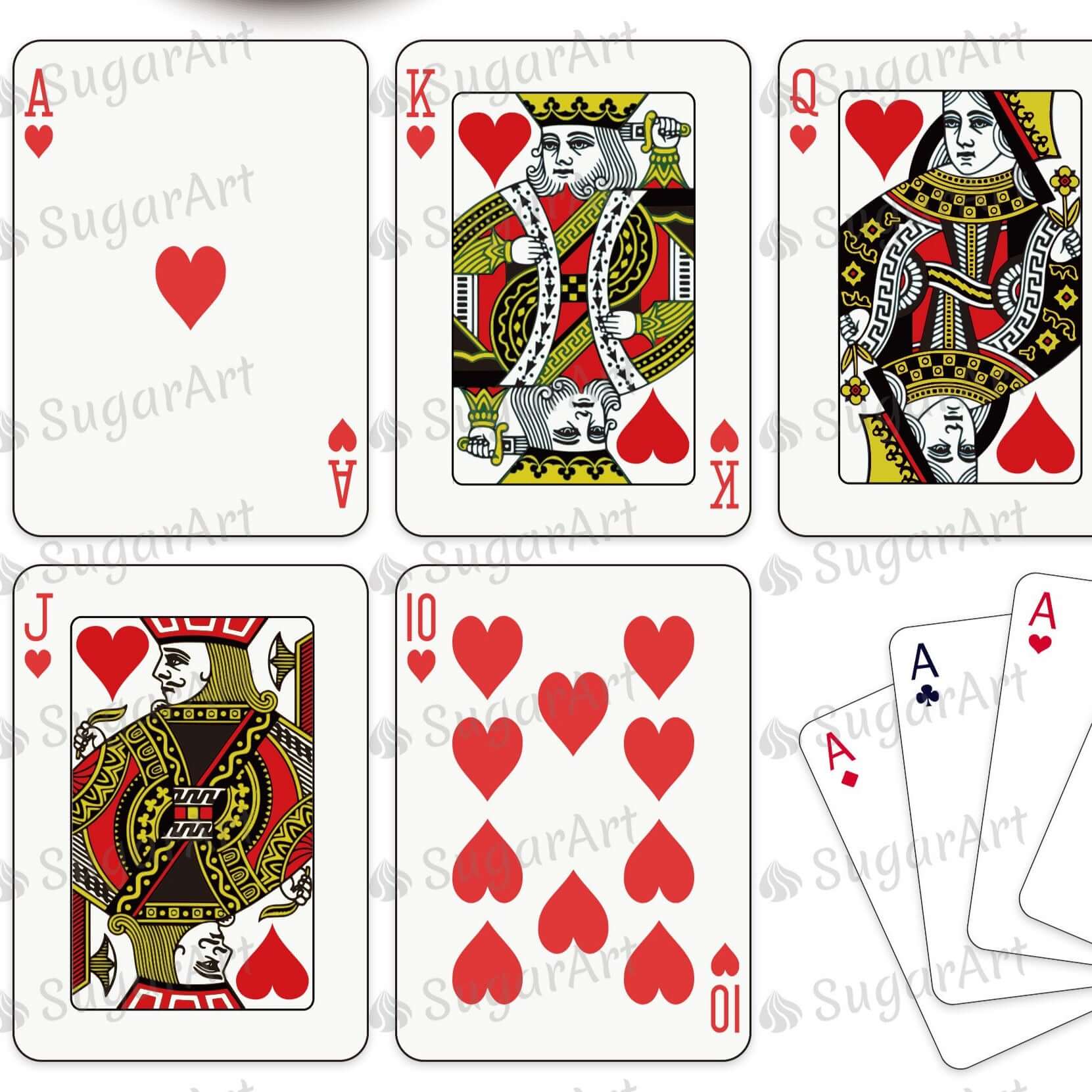 Casino Cards Poker Set - Icing - ISA111.