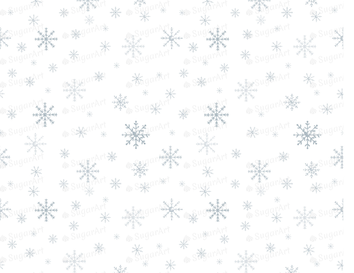 Snowflakes Crystal Background - Icing - ISA268