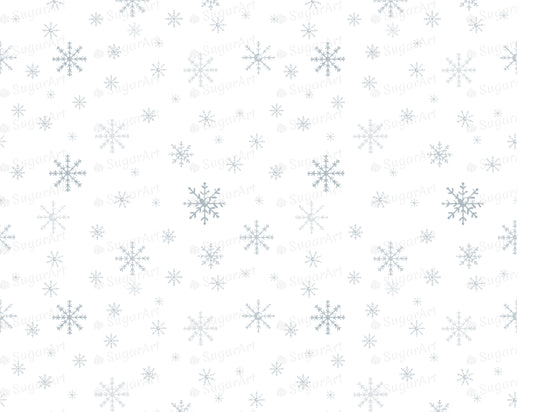 Snowflakes Crystal Background - Icing - ISA268