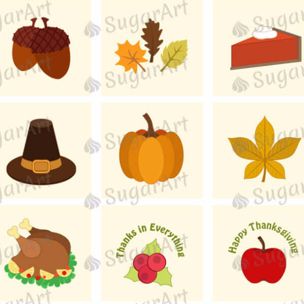 Happy Thanksgiving Symbols- SA26.