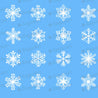 Christmas, White Snowflakes - SA32-Sugar Stamp sheets-Sugar Art