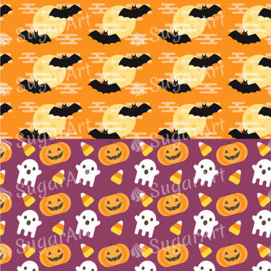 Pattern for Happy Halloween - SA37-Sugar Stamp sheets-Sugar Art