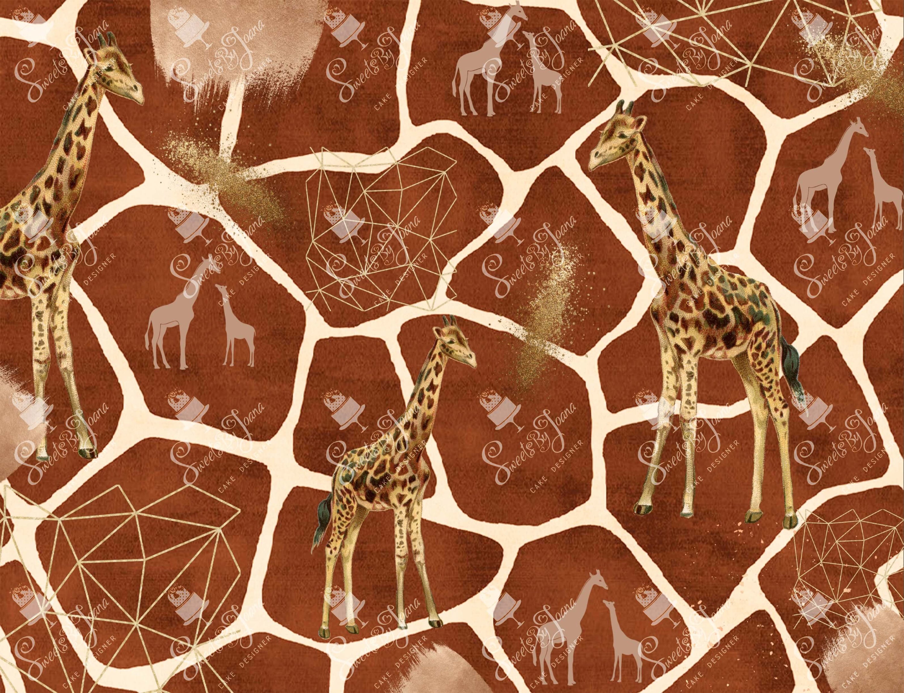 Giraffe Prints - SJSA016