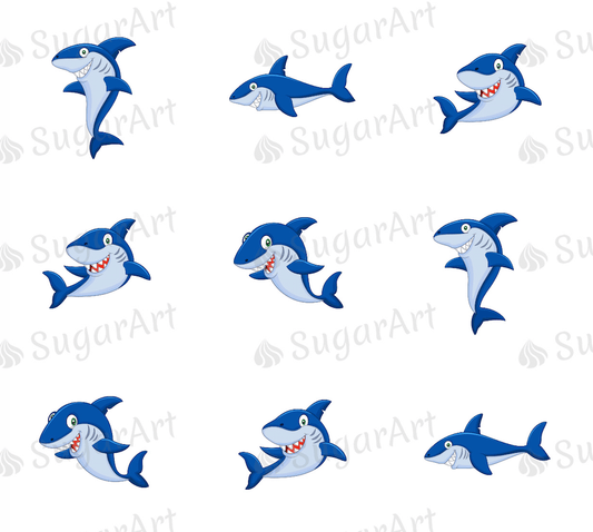Cartoon Shark Collection  - ESA098.