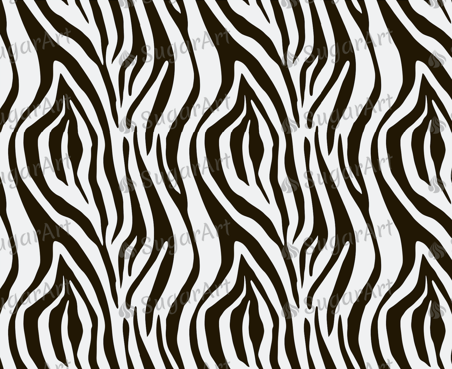 Zebra Print in Black and White - Icing - ISA040.
