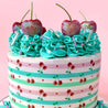 Striped Cherry Pattern - Icing - ISA064.
