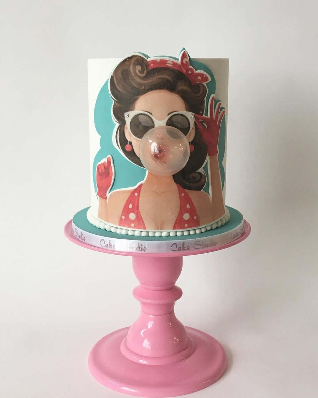 Girl Power Retro Pop Art - Icing - ISA104.