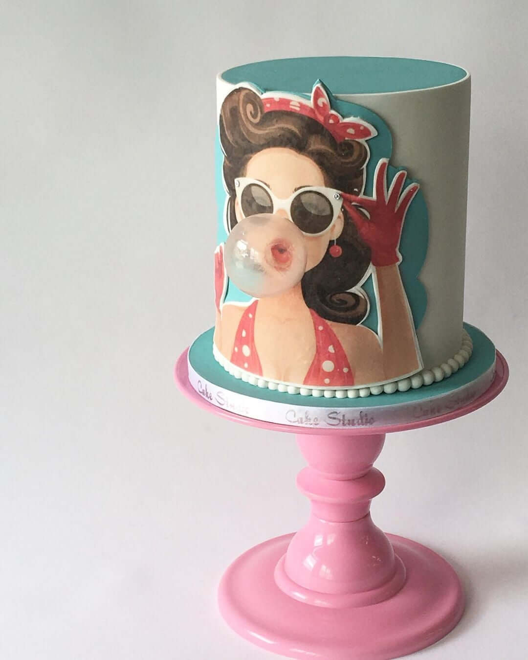 Girl Power Retro Pop Art - Icing - ISA104.