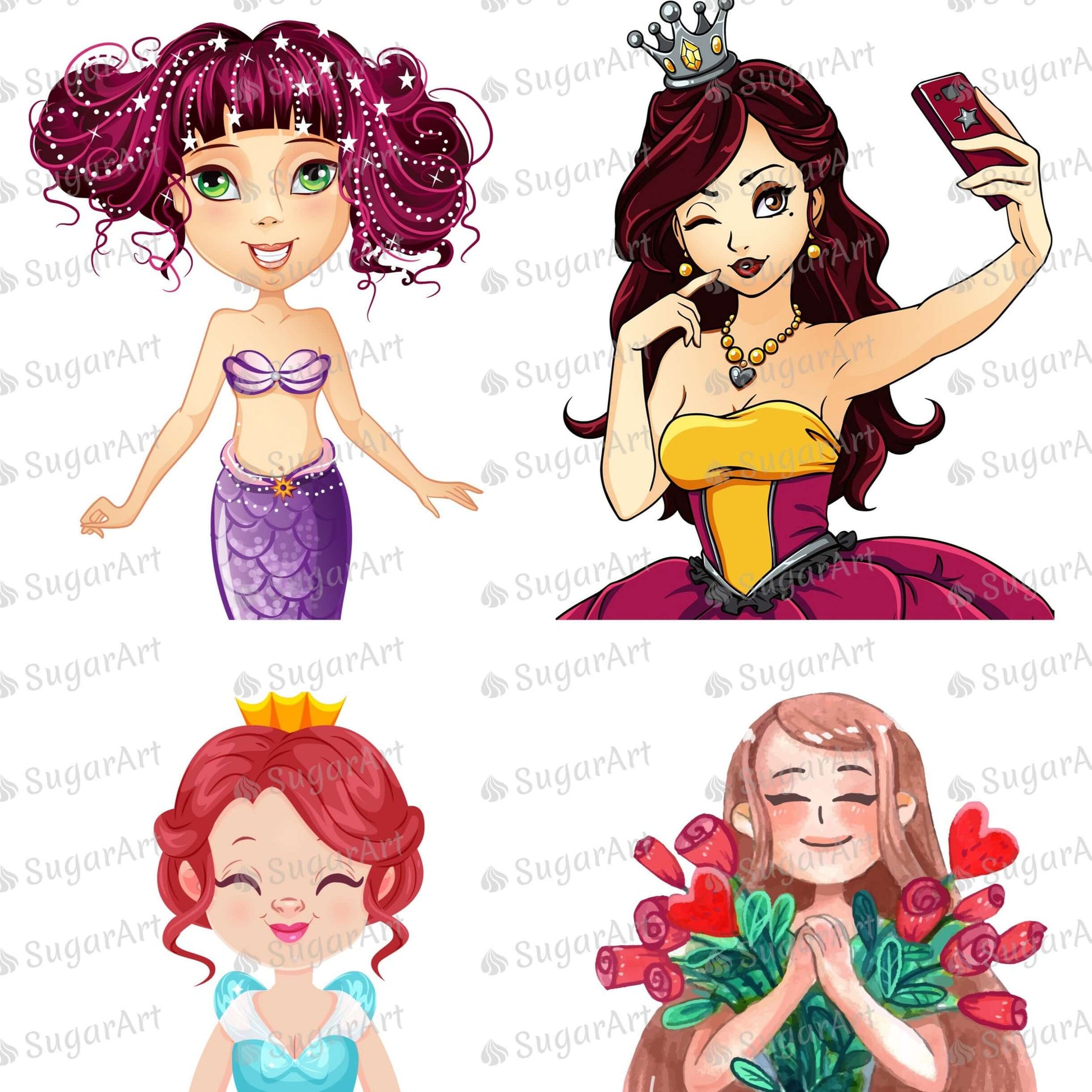 Princesses for Tsunami, Pull Me Up Cake  - ESA116.