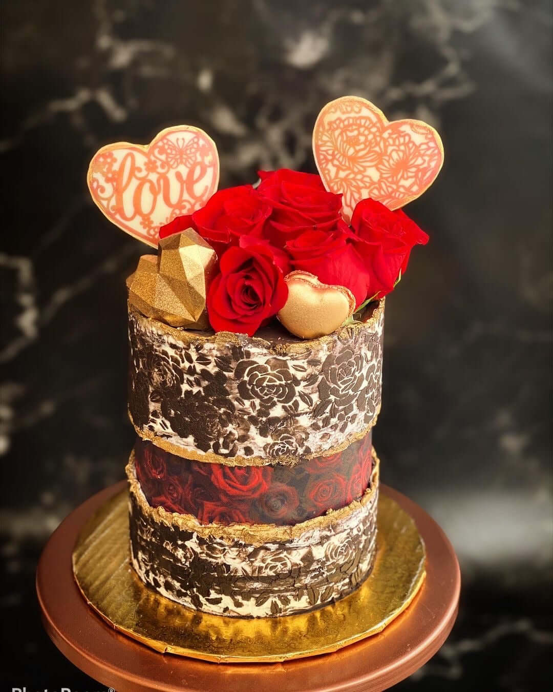 Red Roses Love and Romantic - Icing - ISA198.