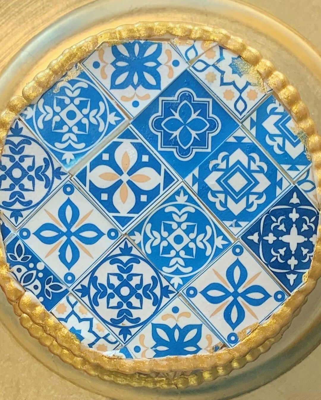 Tiles With Floral Texture - Icing - ISA090.