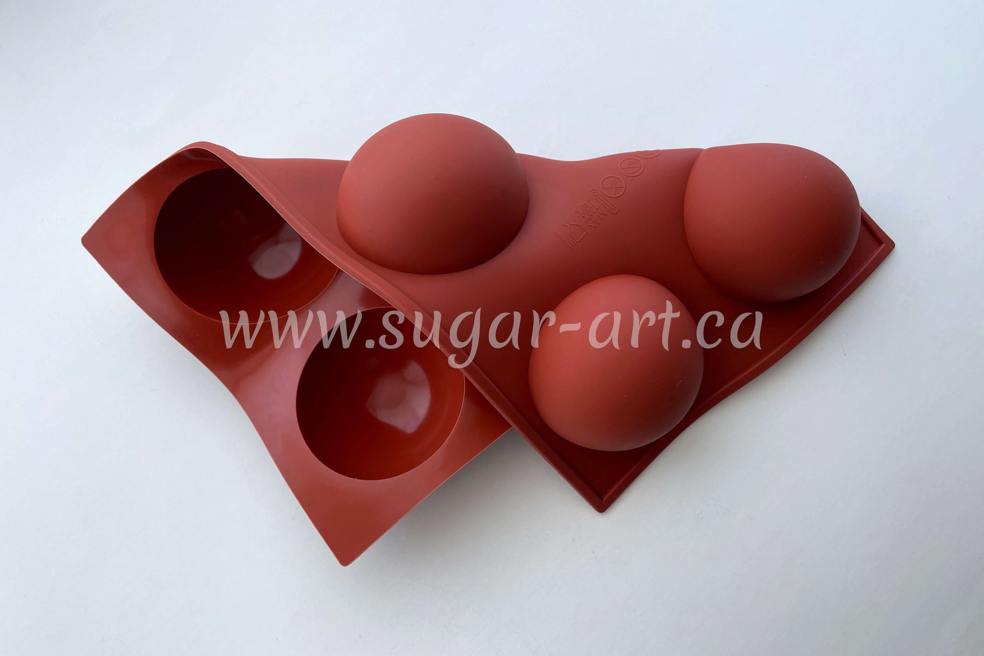 Large Half Sphere Silicone Baking Mold - 6 Cavity 2.75" (7cm) each - BSUPP020.