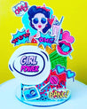 Girl Power Retro Pop Art - Icing - ISA104.